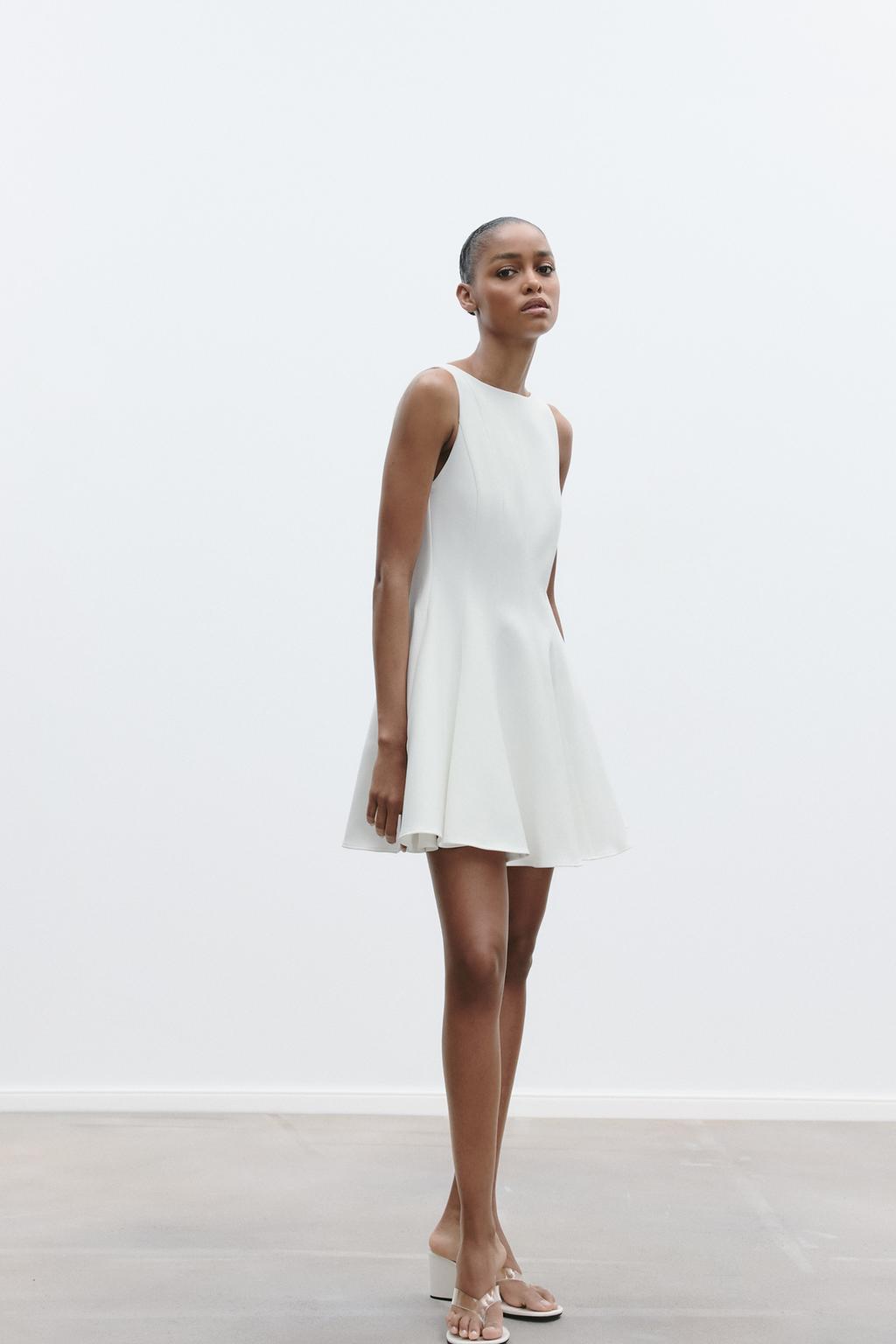 ZARA Short Flared Dress