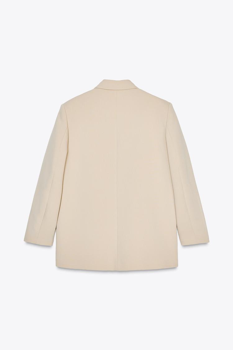 ZARA Oversize Double Breasted Blazer
