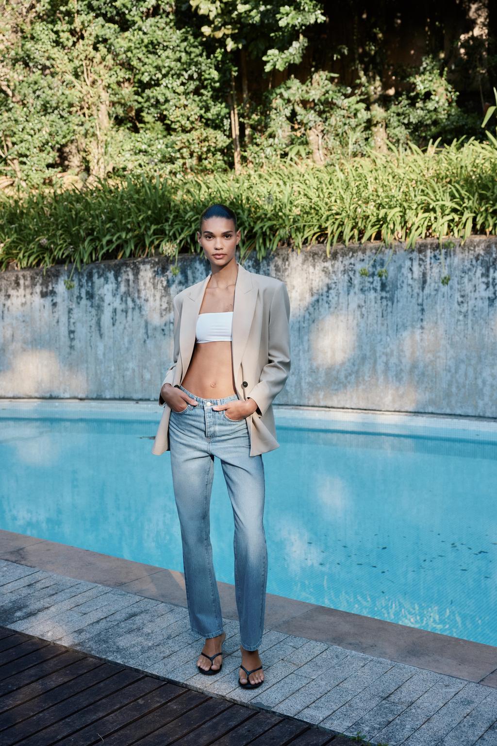 ZARA Oversize Double Breasted Blazer