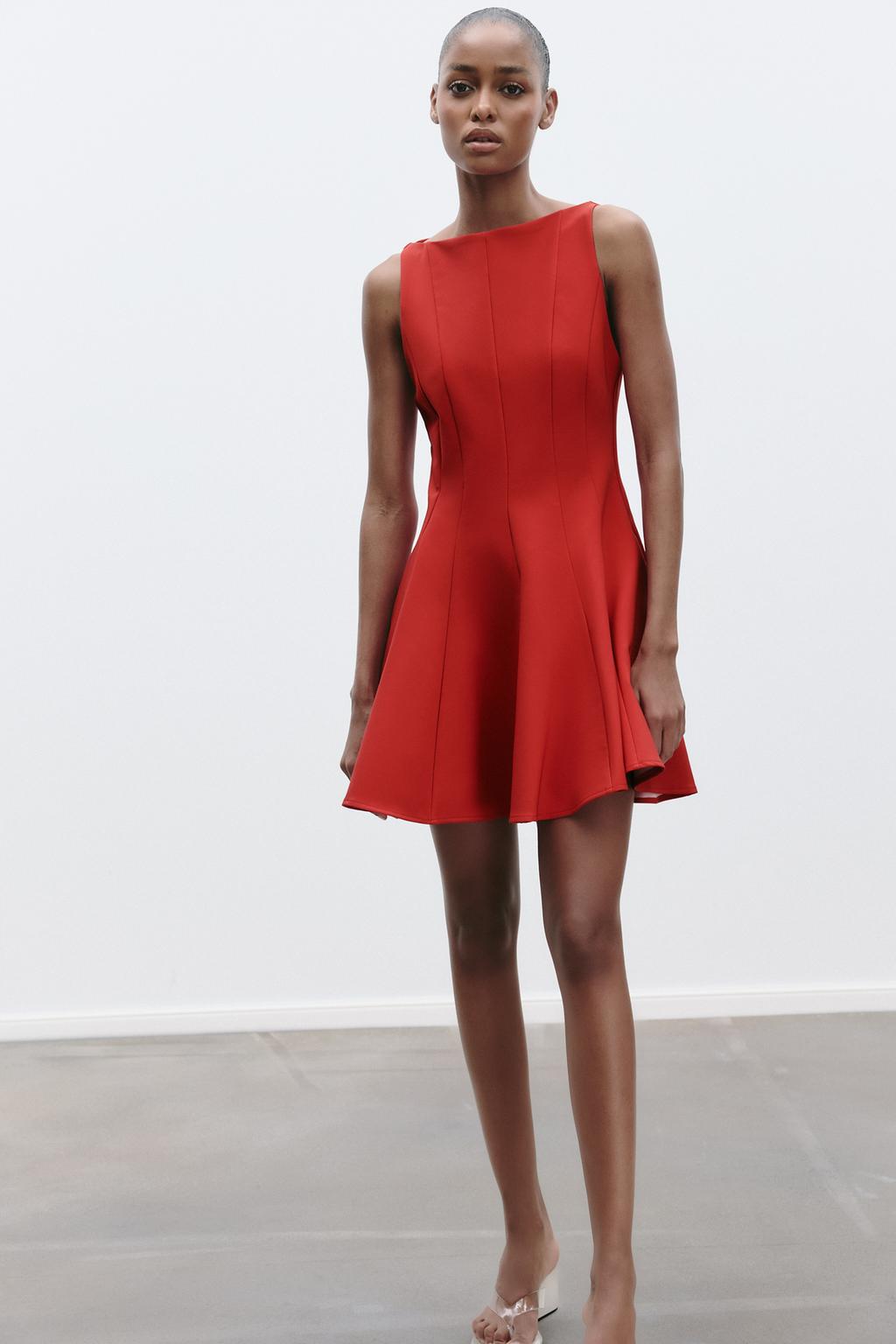 ZARA Short Flared Dress