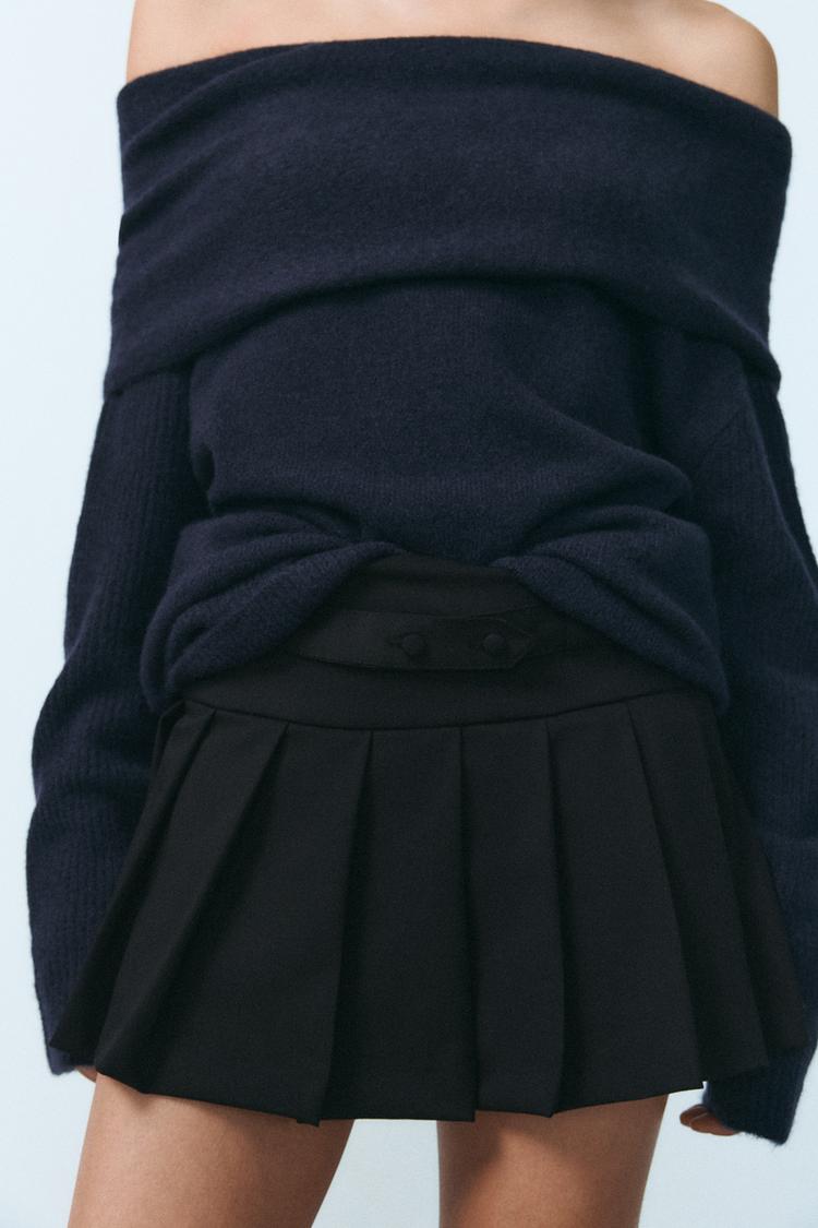ZARA Mid-Waist Skort