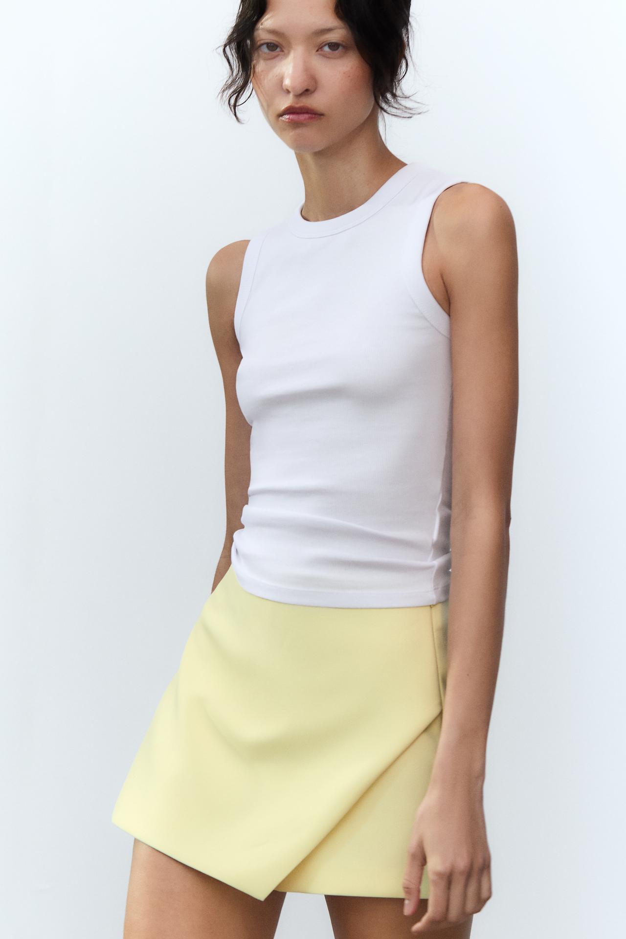 ZARA Asymmetric Skort