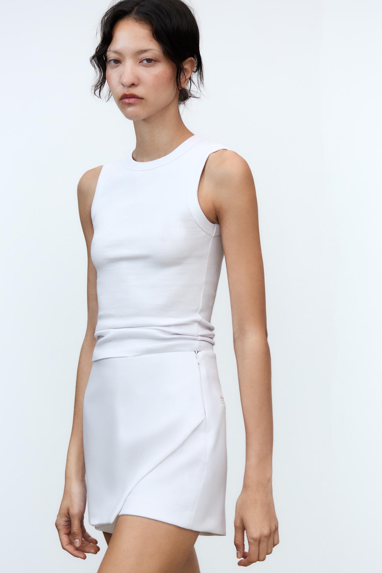 ZARA Asymmetric Skort