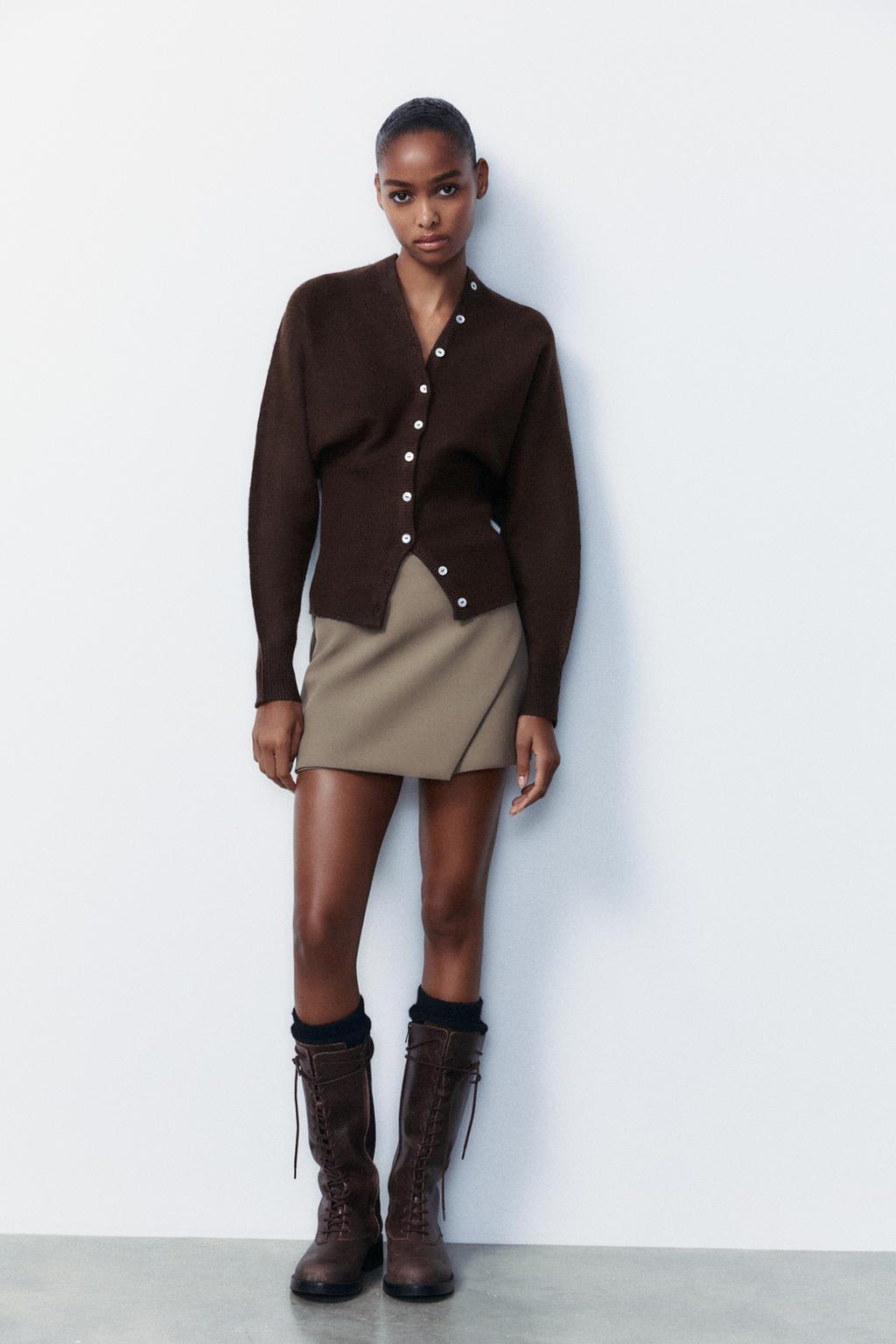 ZARA Asymmetric Skort