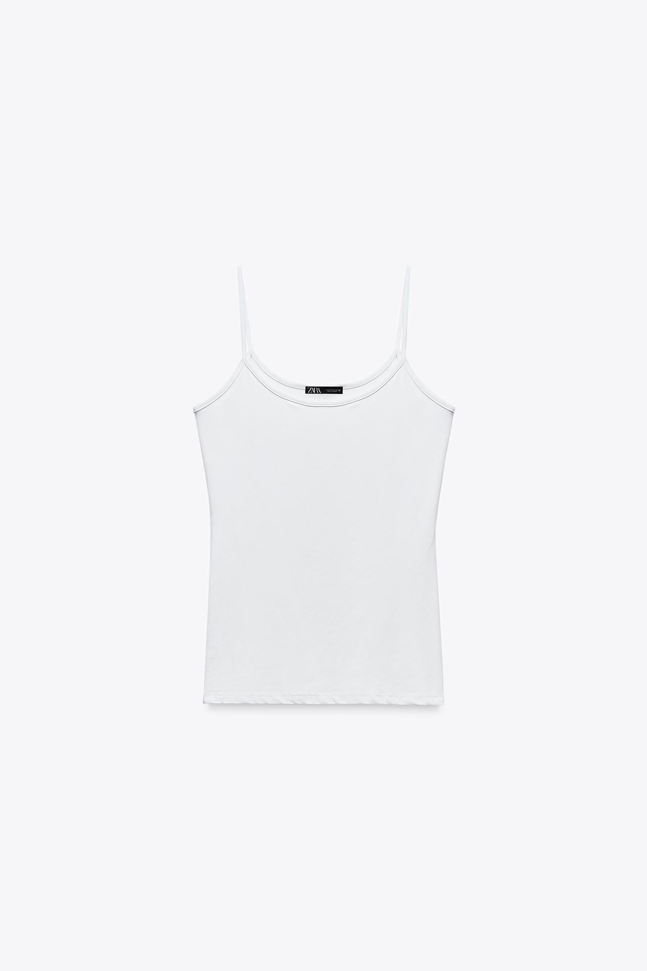ZARA Polyamide Top with Thin Straps