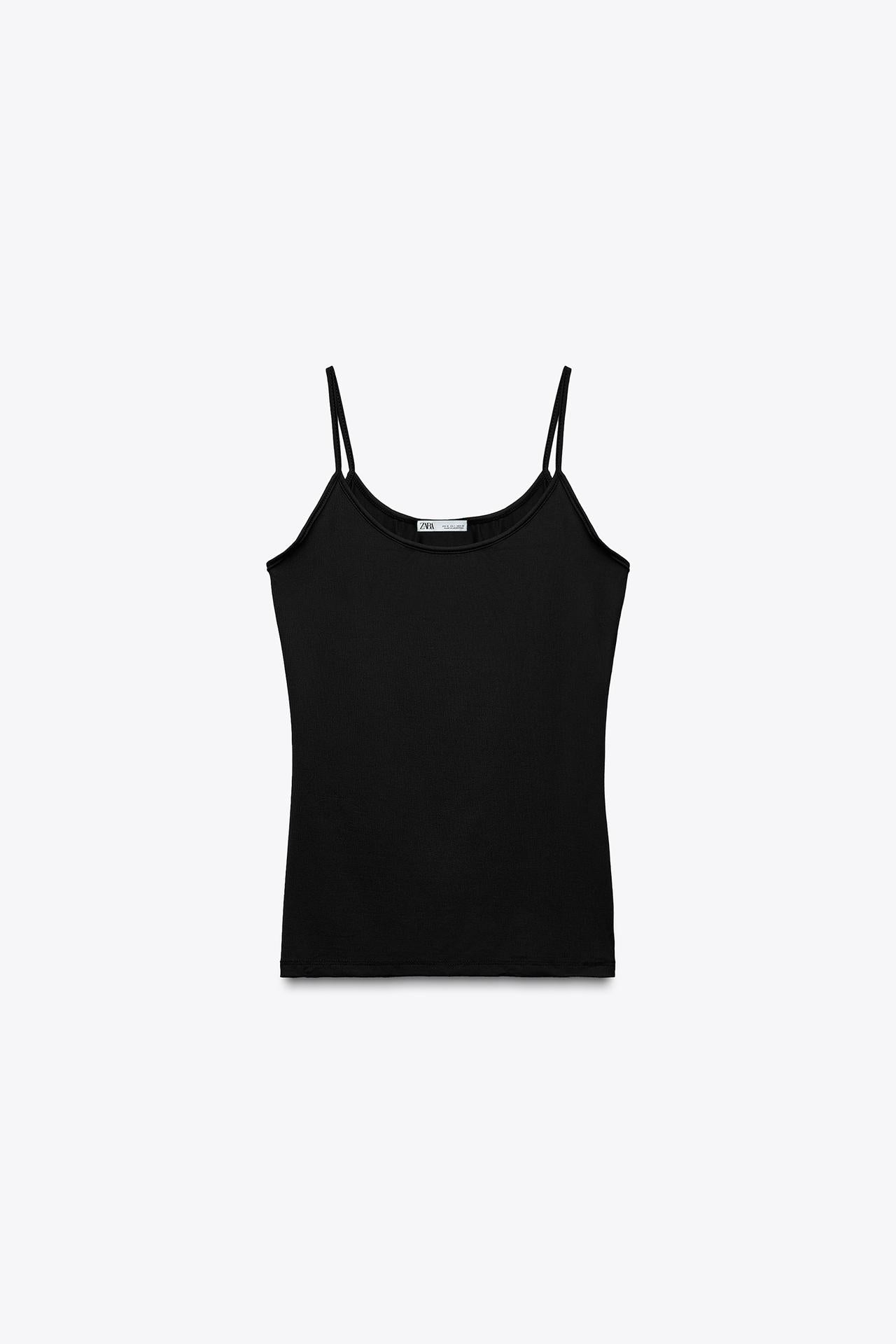 ZARA Polyamide Top with Thin Straps