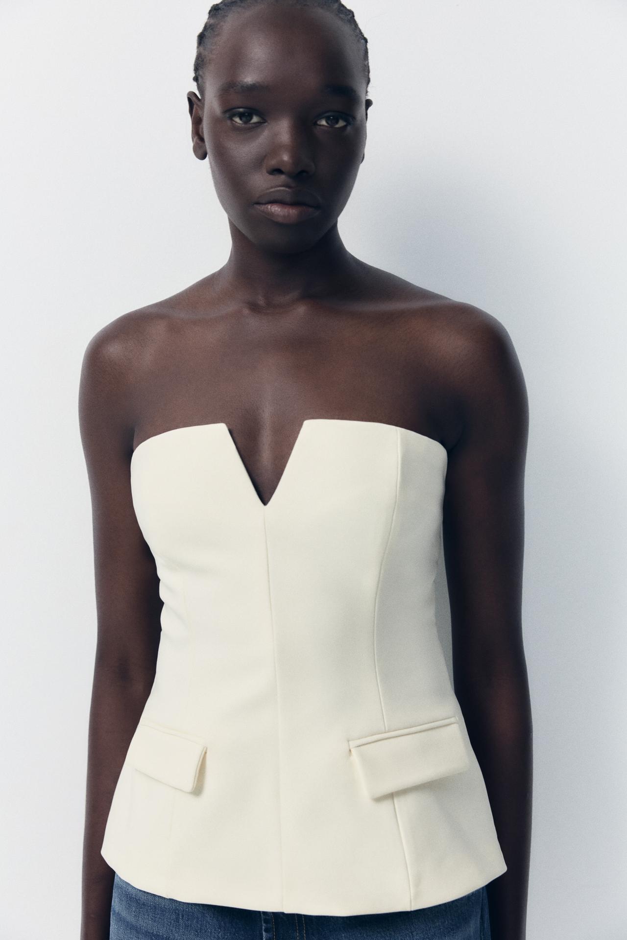 ZARA Strapless Top