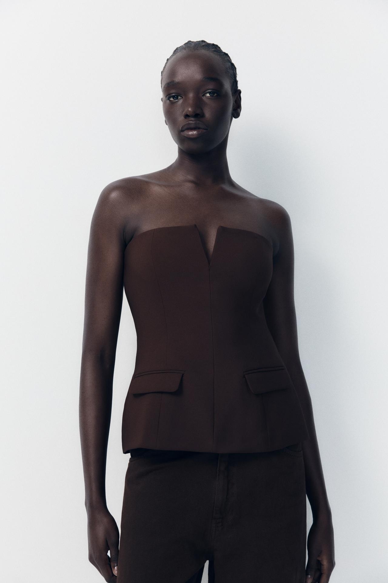 ZARA Strapless Top