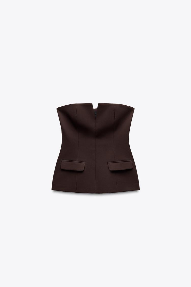 ZARA Strapless Top