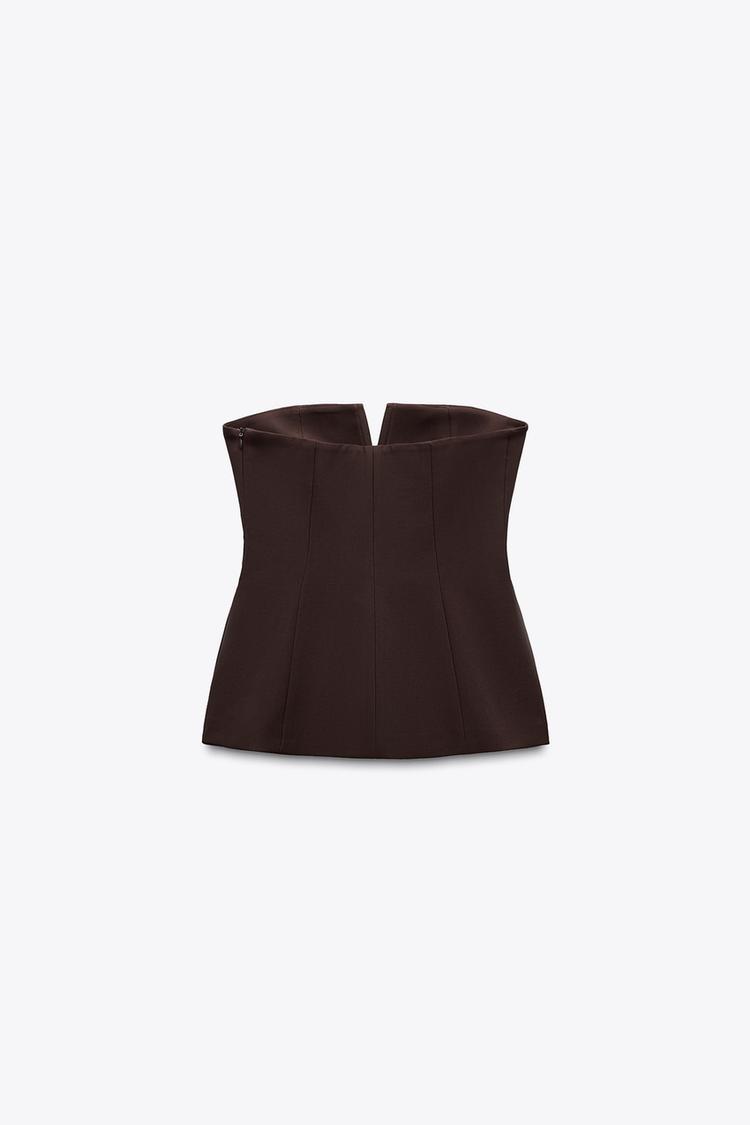 ZARA Strapless Top