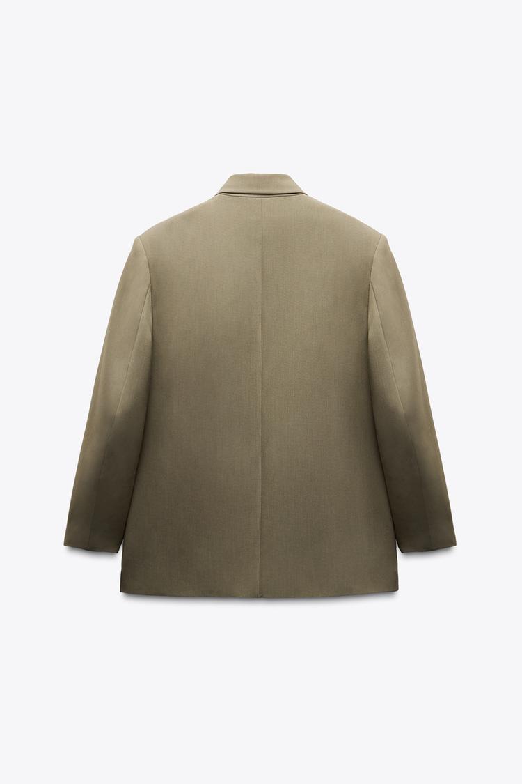 ZARA Oversize Double Breasted Blazer