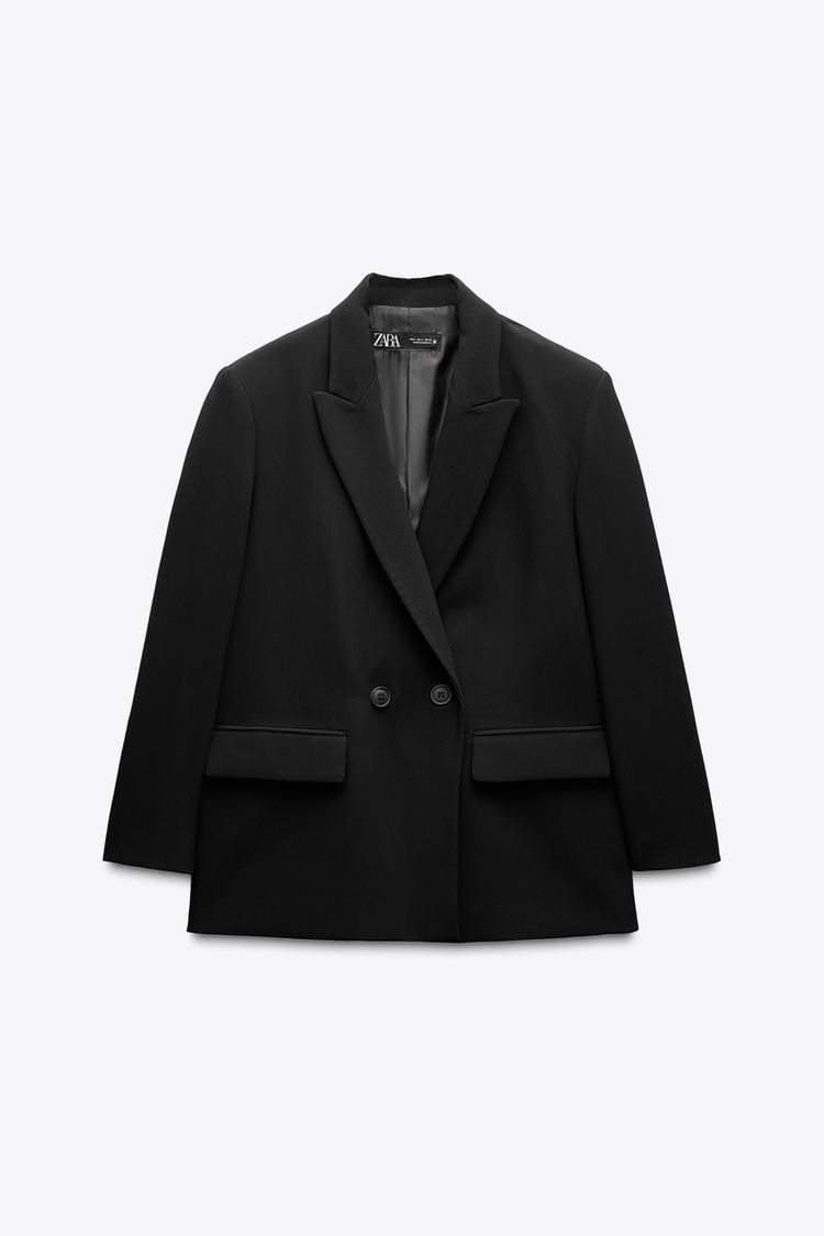 ZARA Oversize Double Breasted Blazer