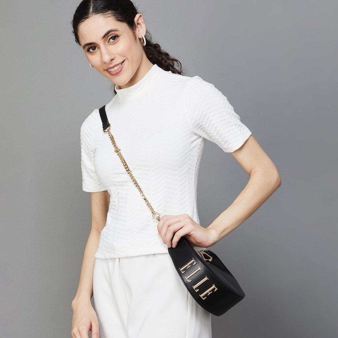 ELLE Women Solid Sling Bag