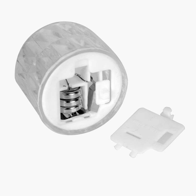 HOMESAKE Set of 12 Glass LED T-Light Candles