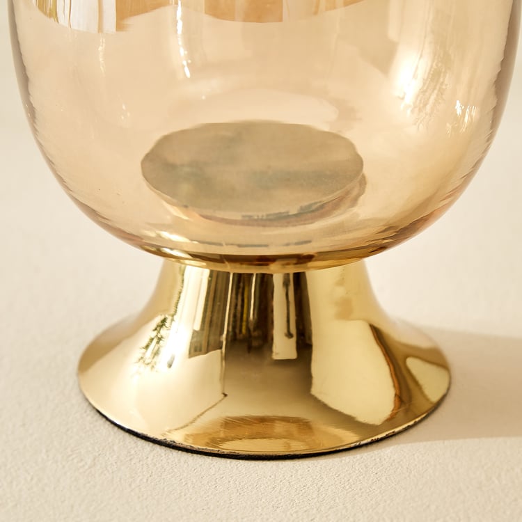 Fables Hana Set of 2 Glass Floral Votive Candle Holder