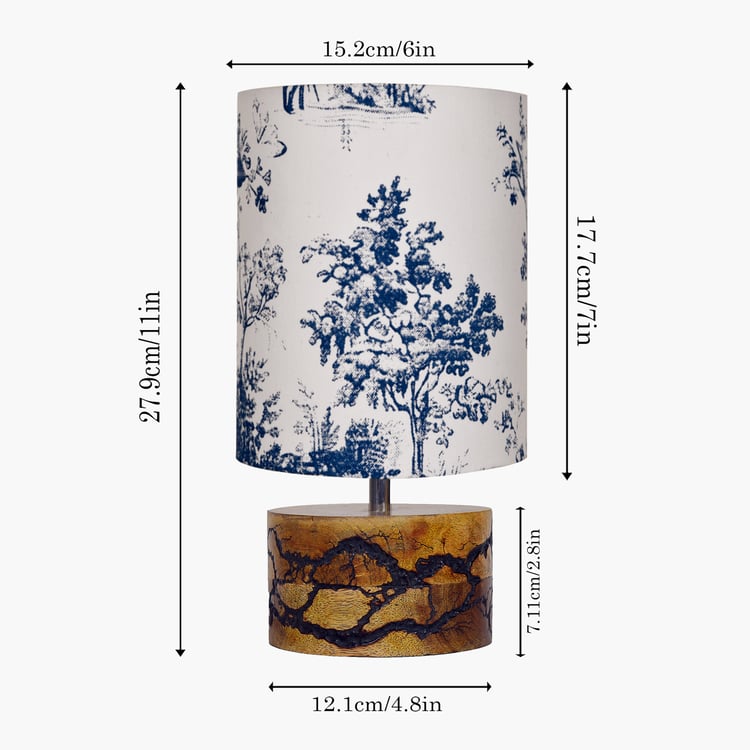 HOMESAKE Wooden Table Lamp