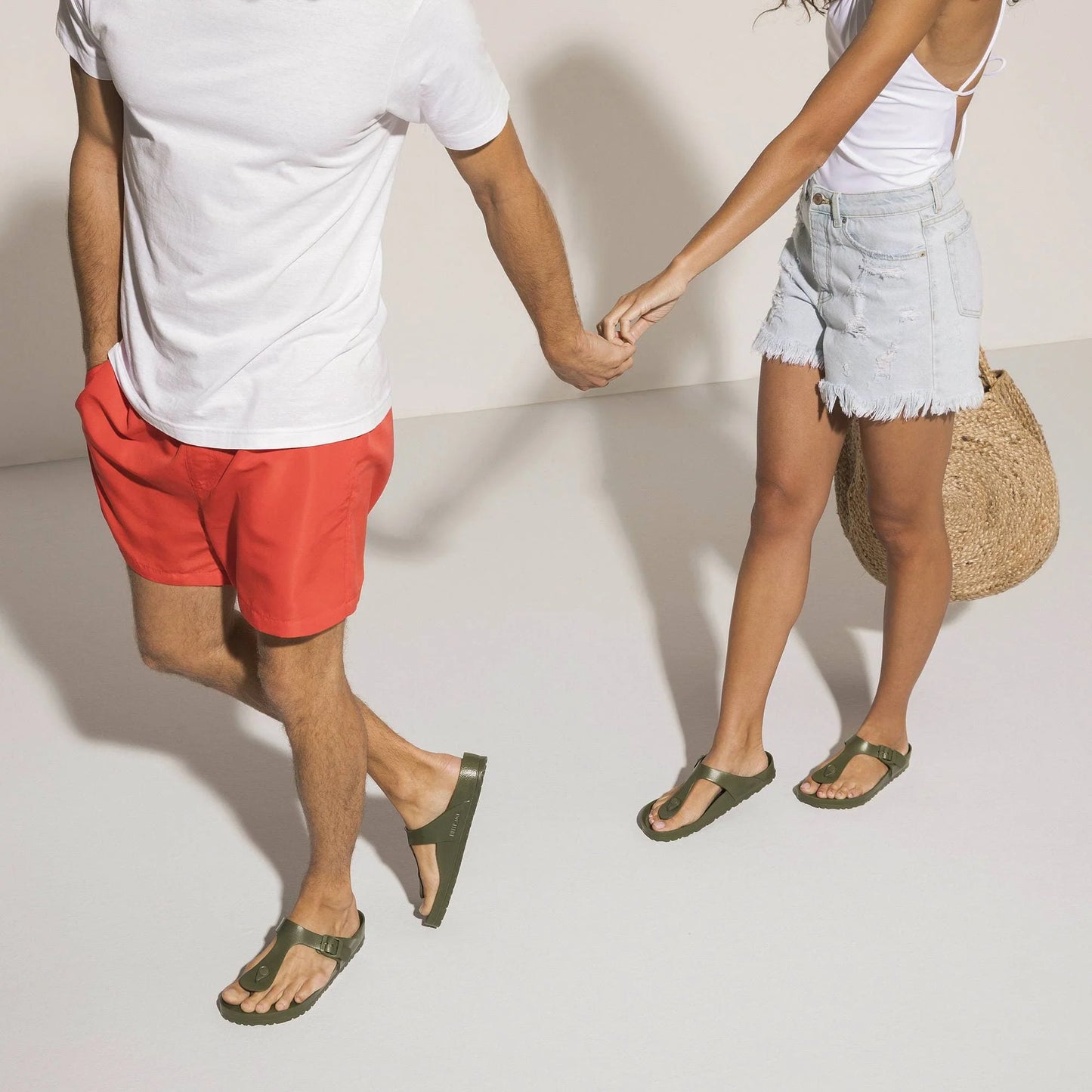 BIRKENSTOCK Gizeh Essentials EVA - Green/Khaki