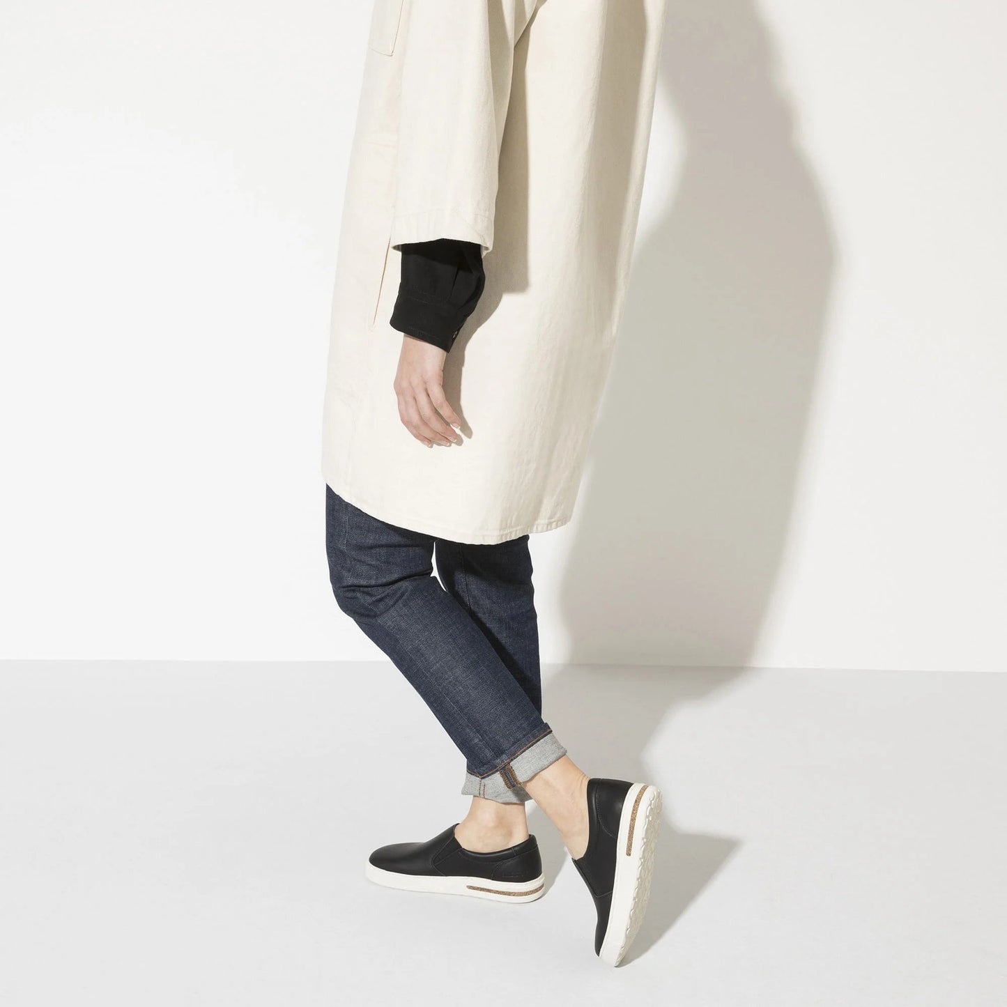BIRKENSTOCK Oswego Natural Leather - Black