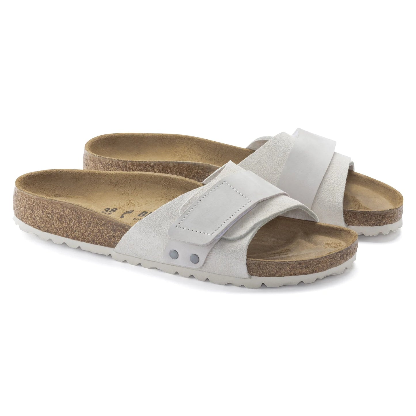 BIRKENSTOCK Oita Suede Leather - White/Antique White