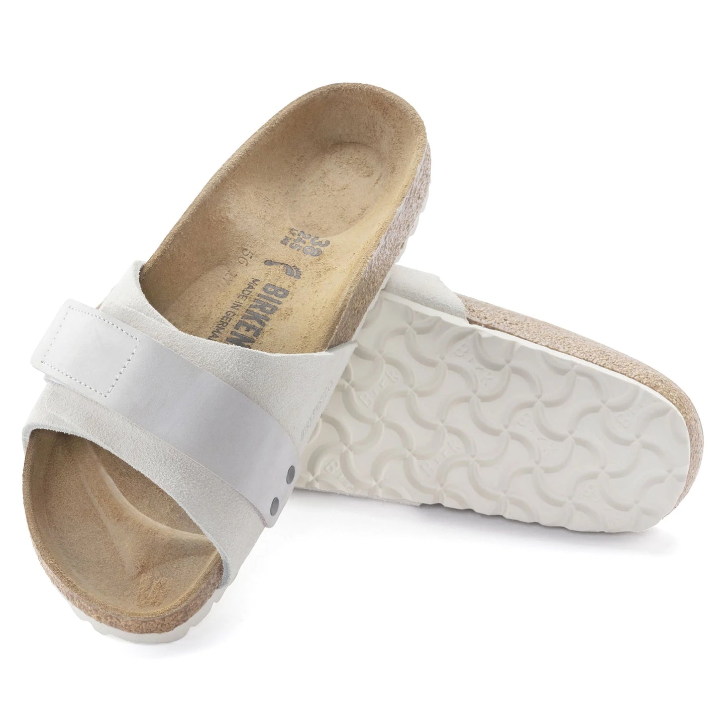 BIRKENSTOCK Oita Suede Leather - White/Antique White