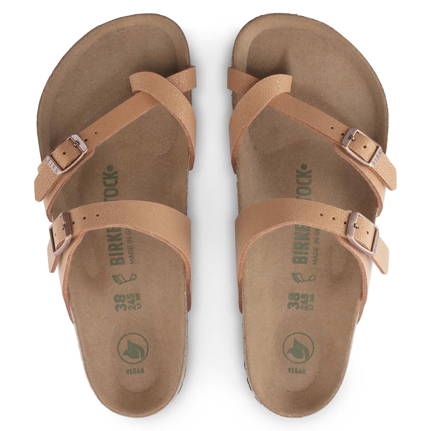 BIRKENSTOCK Mayari Vegan Birko-Flor Nubuck- Brown/Pecan