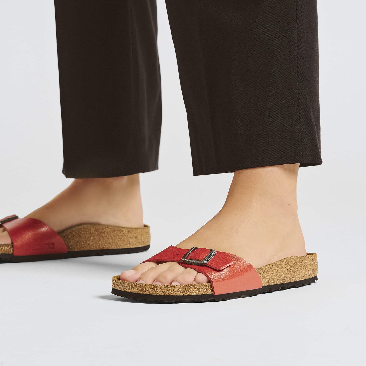 BIRKENSTOCK Madrid Birko-Flor - Red/Graceful Mars Red