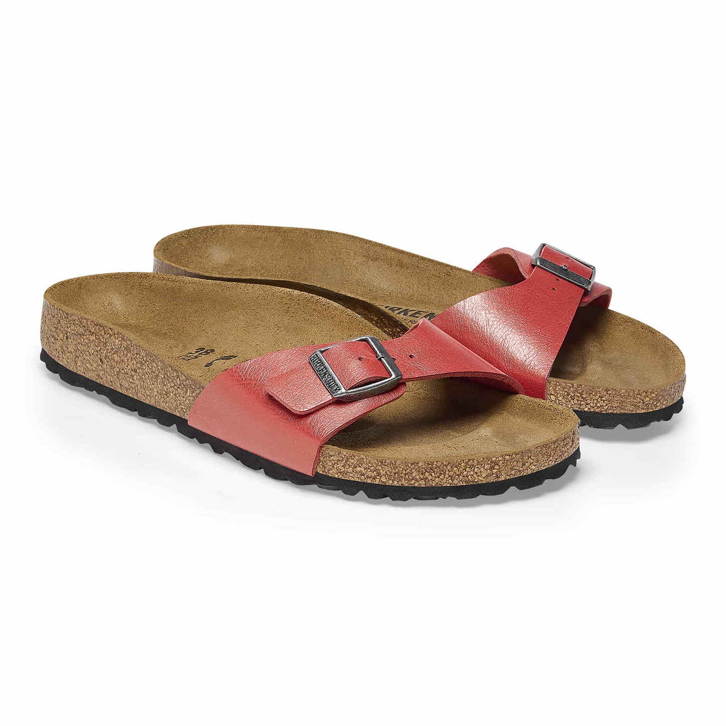 BIRKENSTOCK Madrid Birko-Flor - Red/Graceful Mars Red