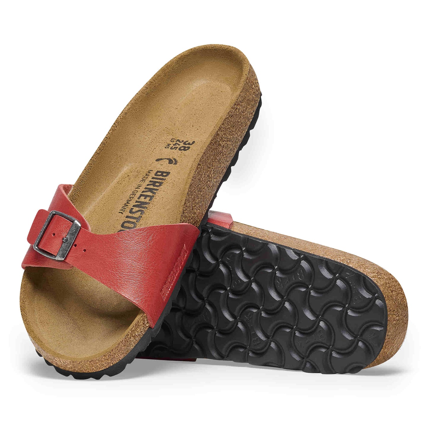 BIRKENSTOCK Madrid Birko-Flor - Red/Graceful Mars Red