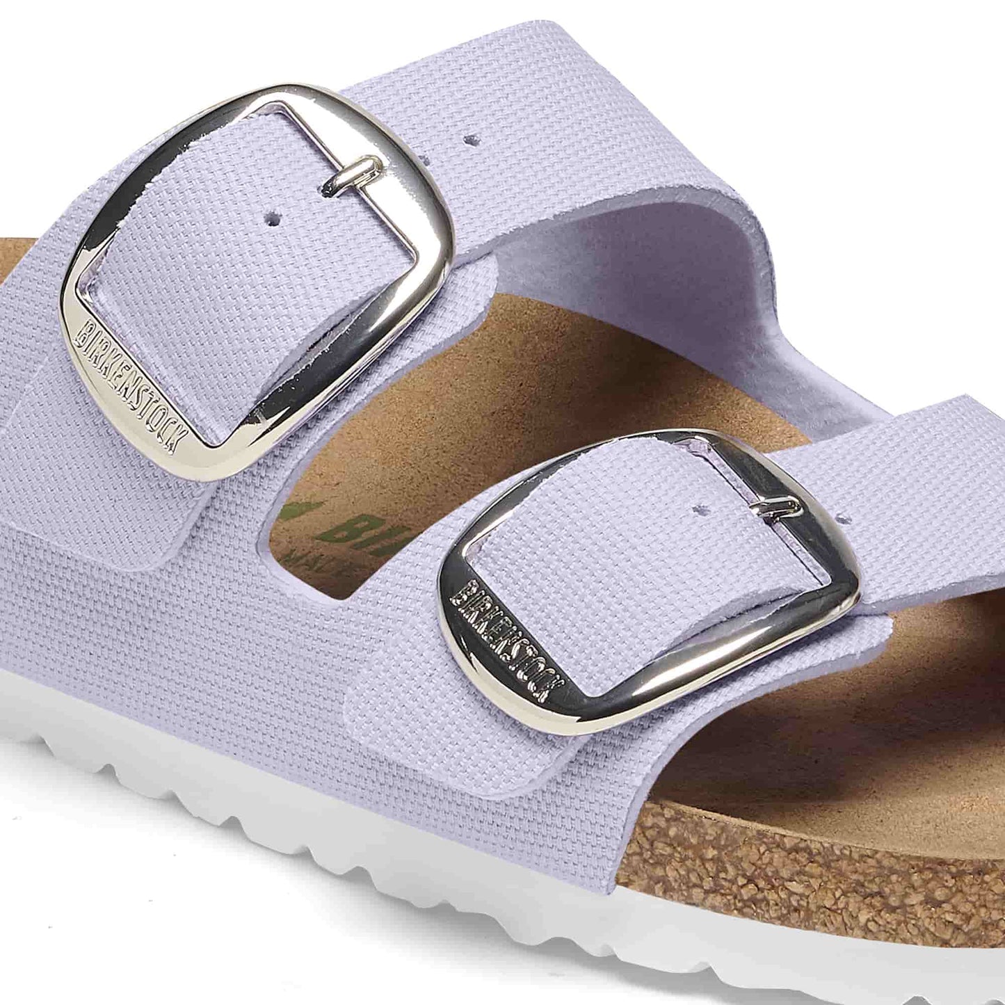 BIRKENSTOCK Arizona Big Buckle Rivet Logo Textile - Purple/Vegan Canvas Purple Fog