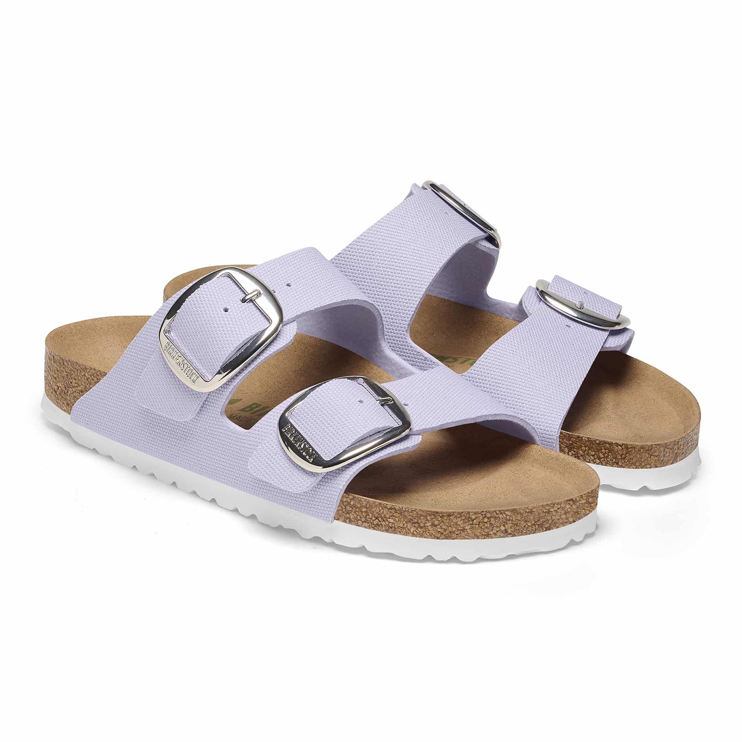 BIRKENSTOCK Arizona Big Buckle Rivet Logo Textile - Purple/Vegan Canvas Purple Fog