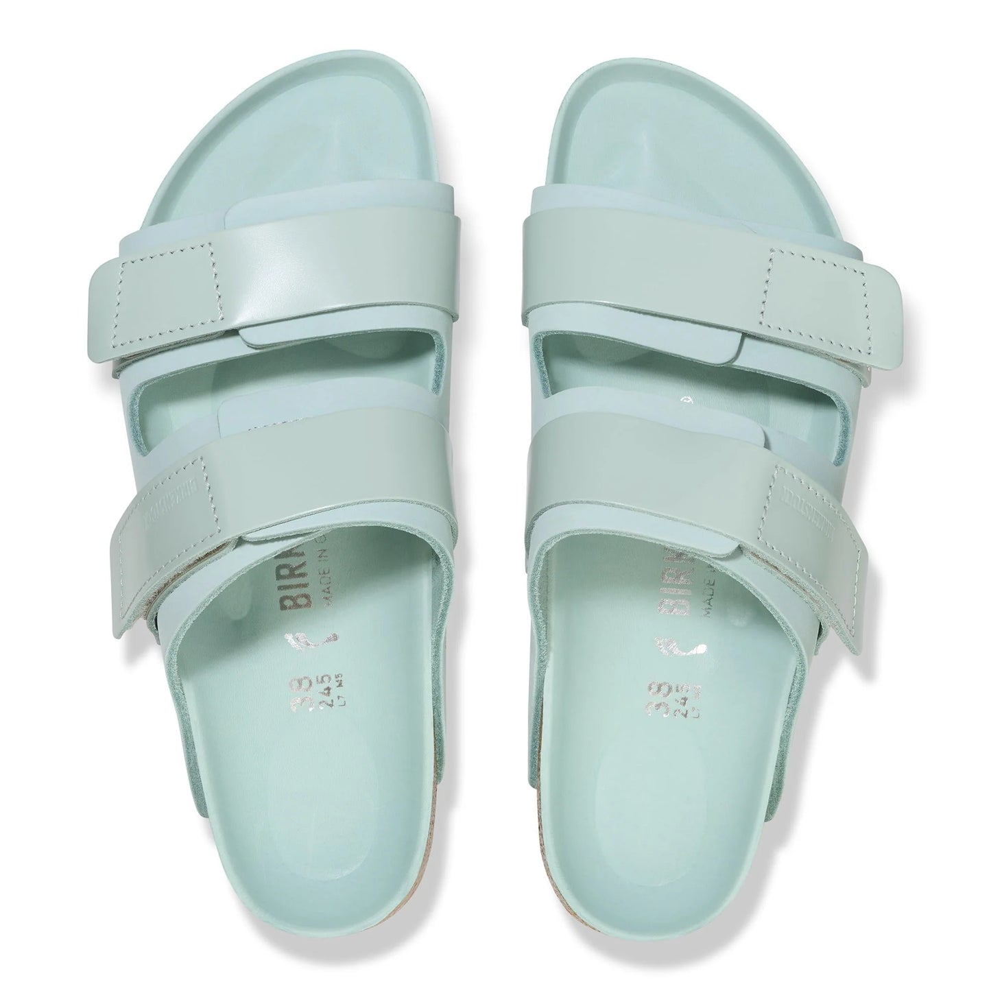 BIRKENSTOCK Uji Nubuck Leather - Green/Surf Green