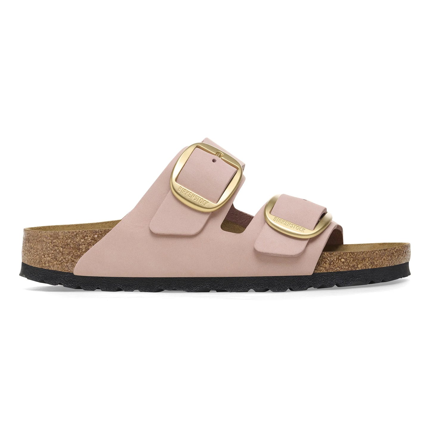 BIRKENSTOCK Arizona Big Buckle Nubuck Leather - Pink/Soft Pink