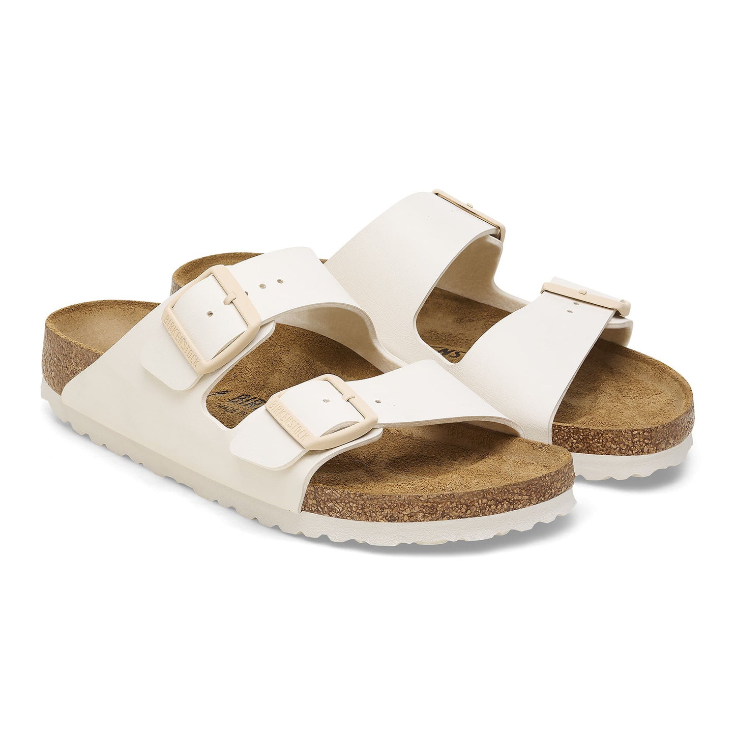 BIRKENSTOCK Arizona Birko-Flor - White/Eggshell