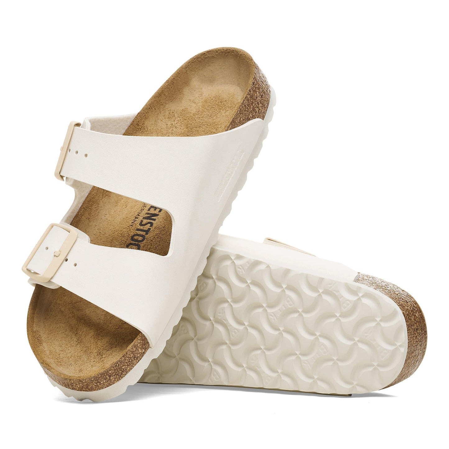 BIRKENSTOCK Arizona Birko-Flor - White/Eggshell