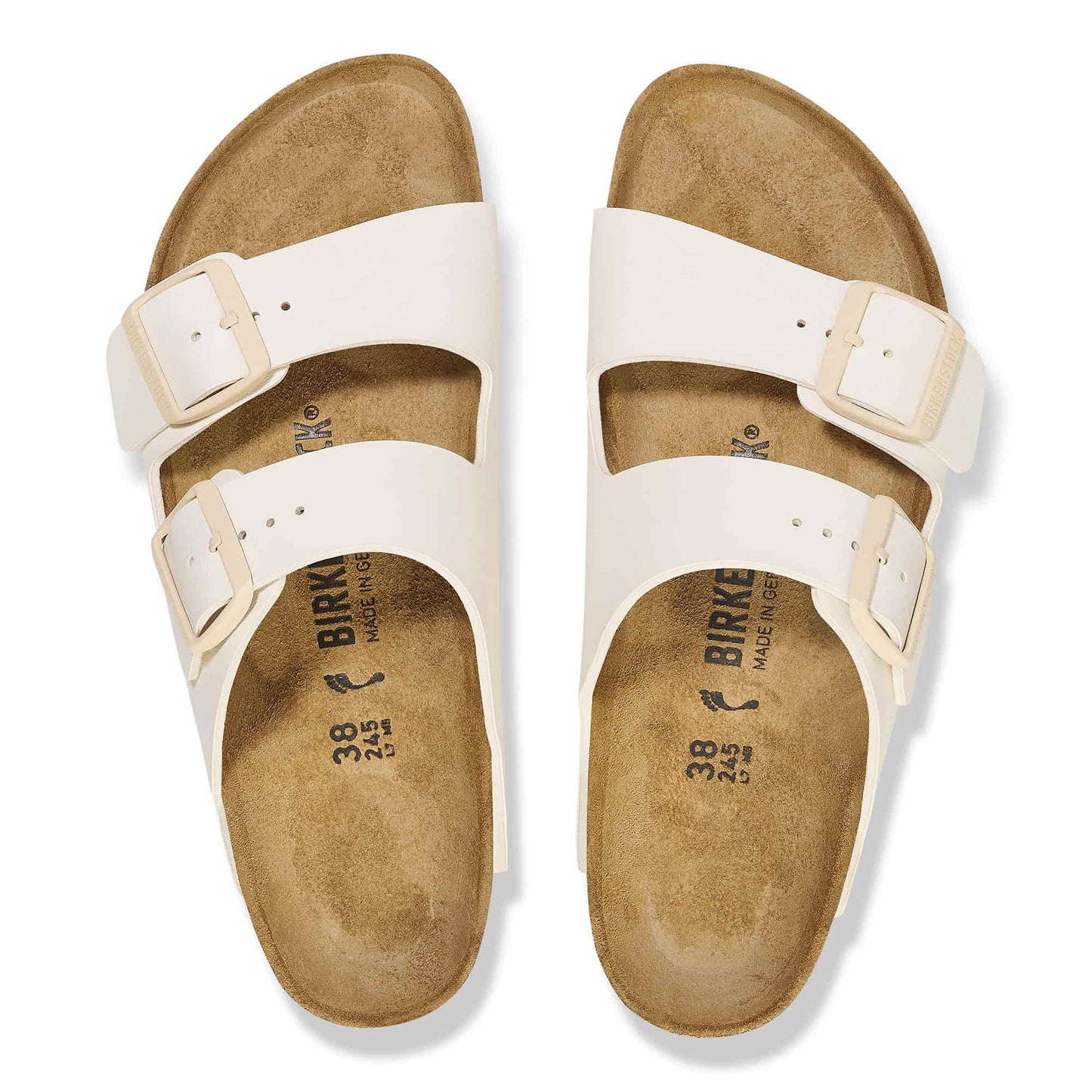 BIRKENSTOCK Arizona Birko-Flor - White/Eggshell