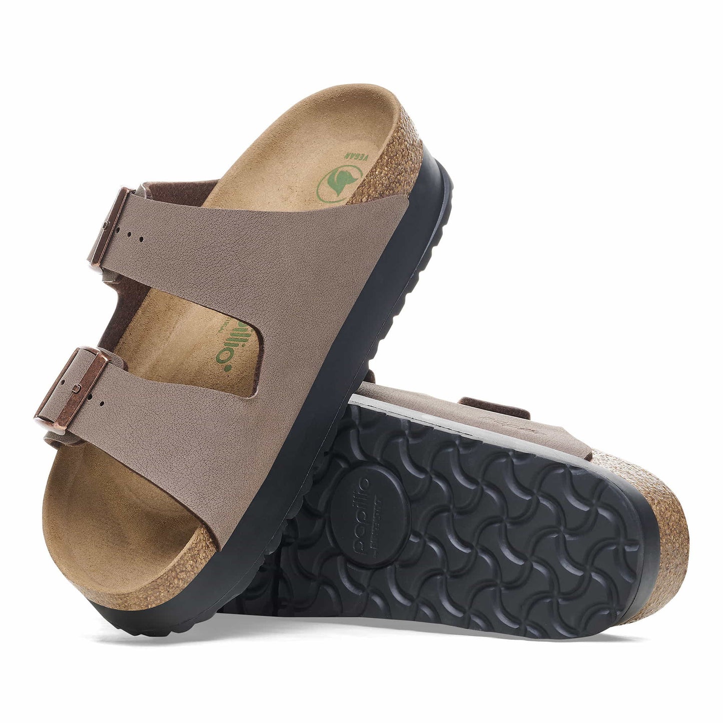 BIRKENSTOCK Arizona Flex Platform Birko-Flor - Brown/Mocha
