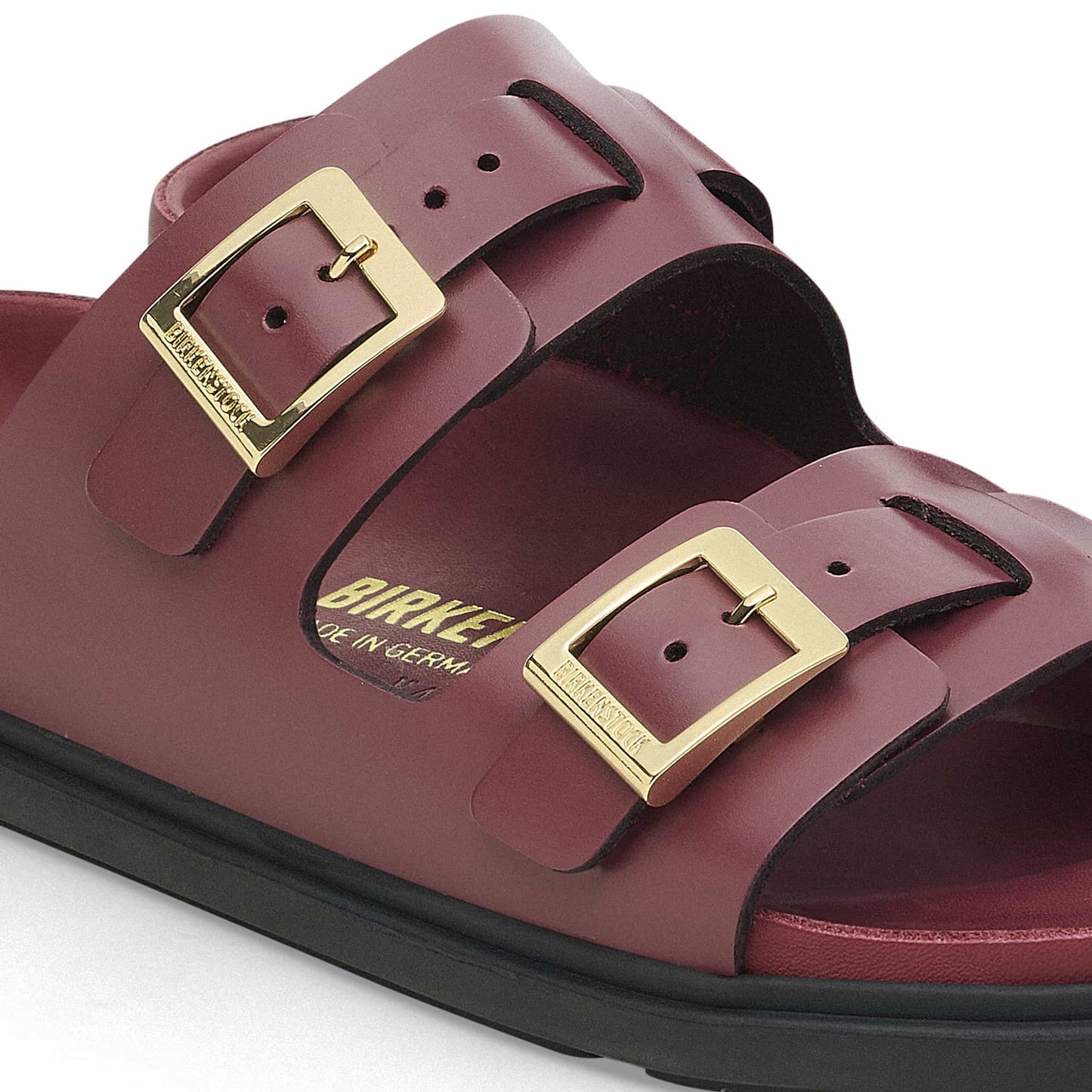 BIRKENSTOCK St Barths Natural Leather - Violet/Berry Crush