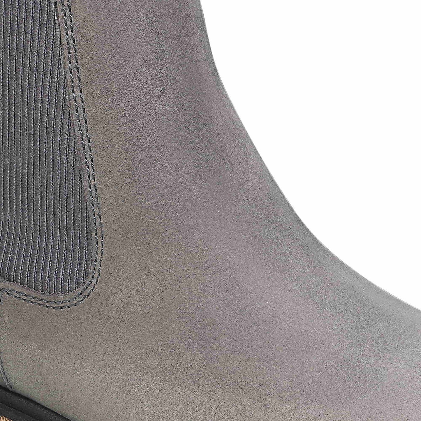 BIRKENSTOCK Highwood Slip On Mid Natural Leather Oiled - Gray/Graphite