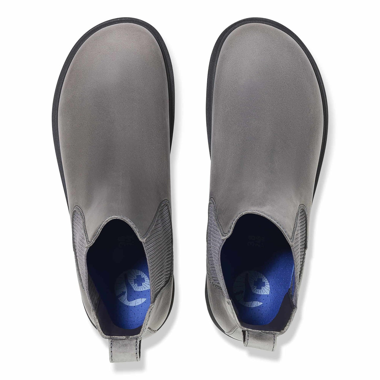 BIRKENSTOCK Highwood Slip On Mid Natural Leather Oiled - Gray/Graphite