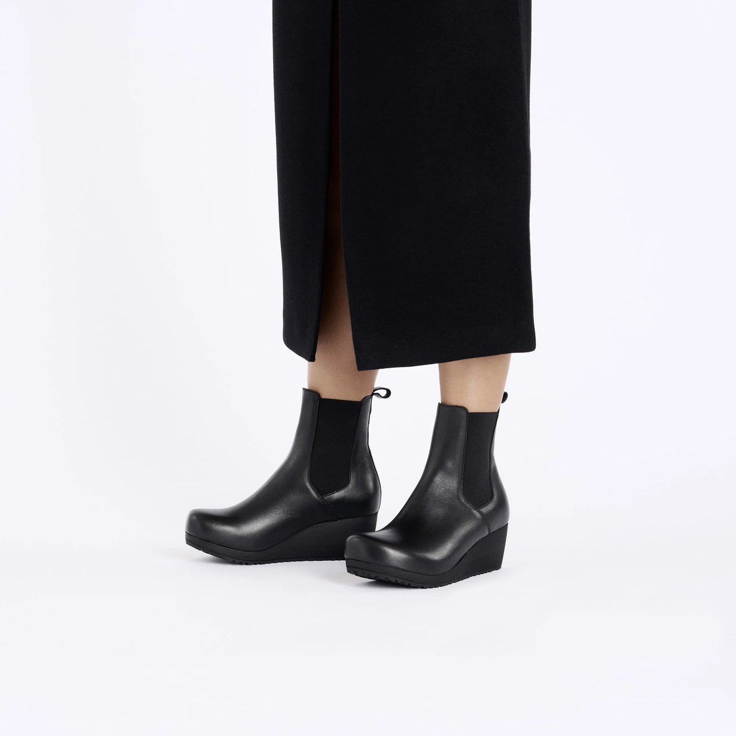 BIRKENSTOCK Ebba Slip On Natural Leather - Black