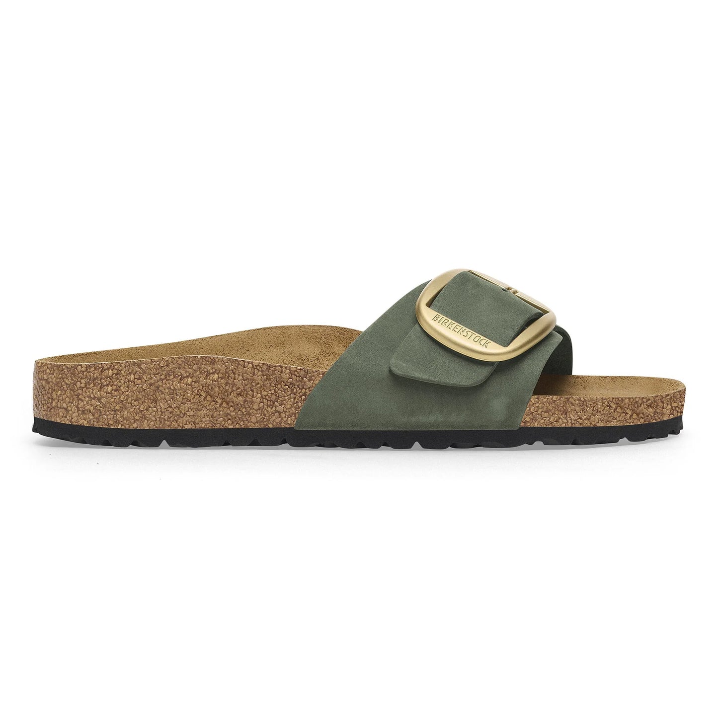 BIRKENSTOCK Madrid Big Buckle Nubuk Leather - Green/Thyme