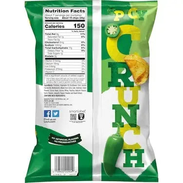 Lay's Jalapeno Flavoured Kettle Cooked Potato Chips 184.2 g