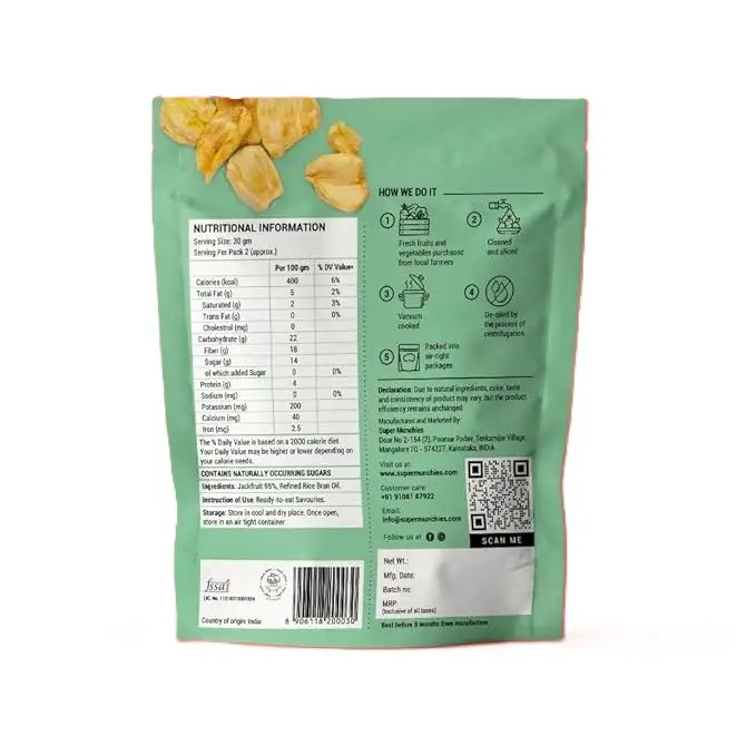 Super Munchies Crunchy Jackfruit Chips 50 g