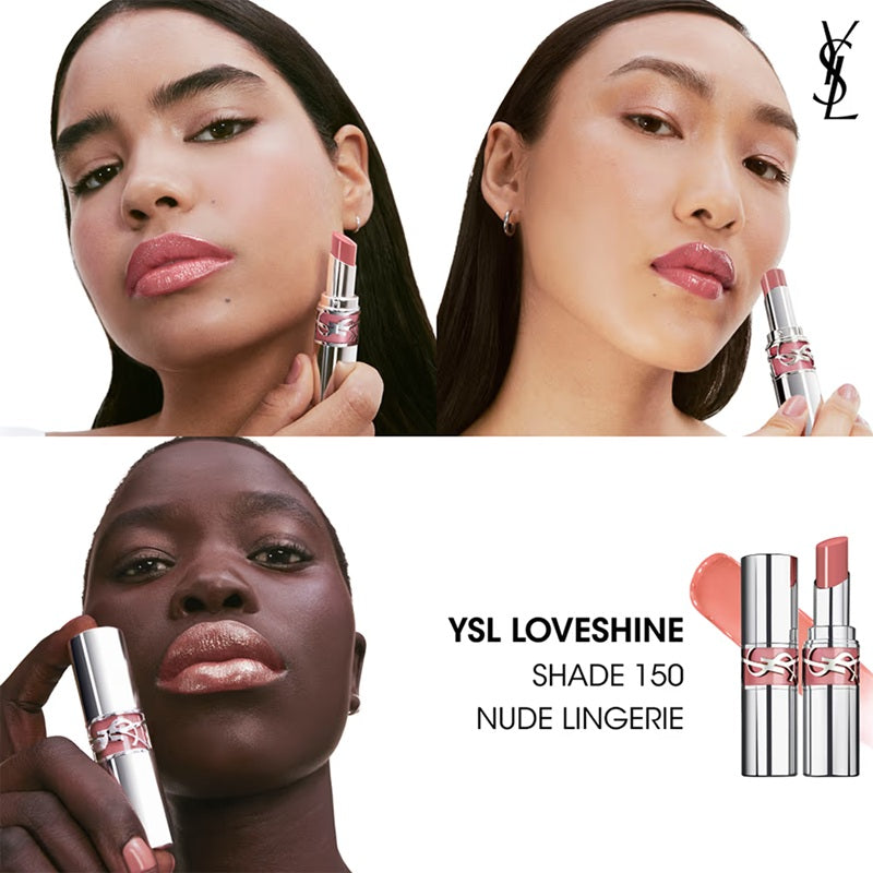 YVES SAINT LAURENT Loveshine Lipstick 150 Nude Lingerie - 3.2g