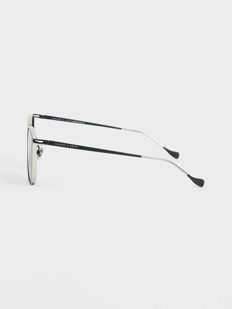 Charles & Keith Two-Tone Wire Frame Butterfly Sunglasses