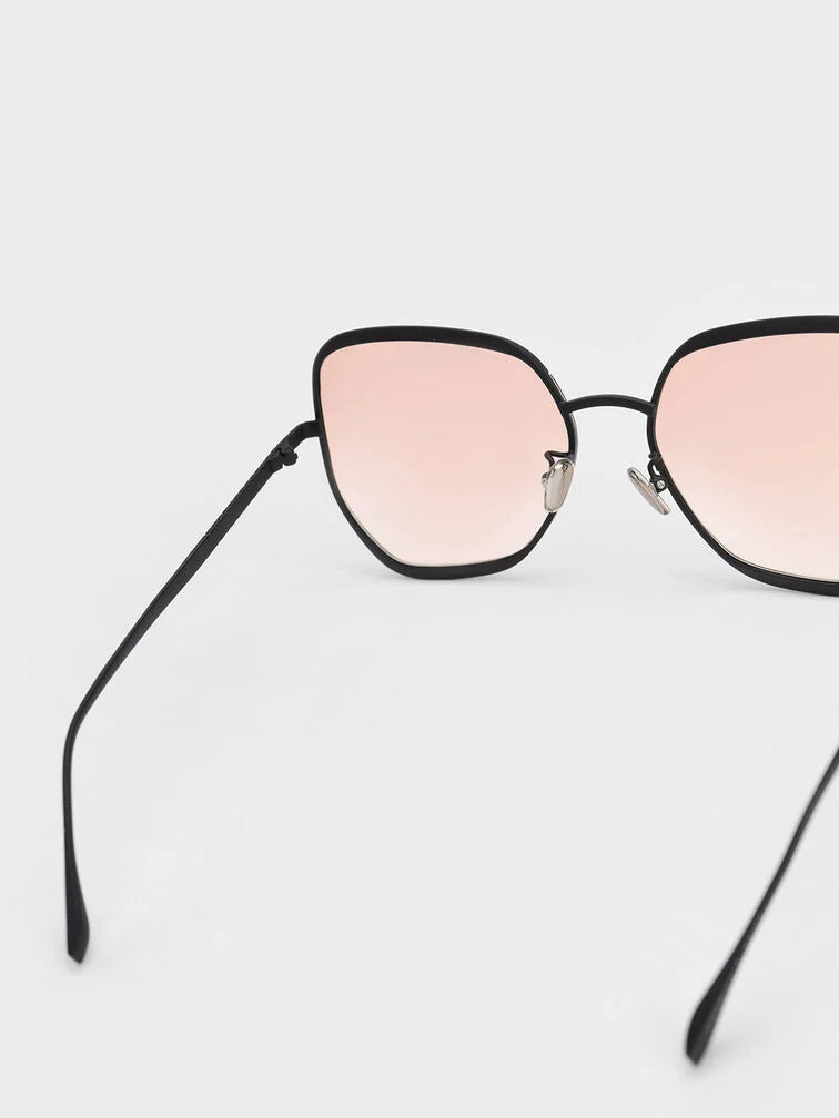 Charles & Keith Braided Temple Butterfly Sunglasses