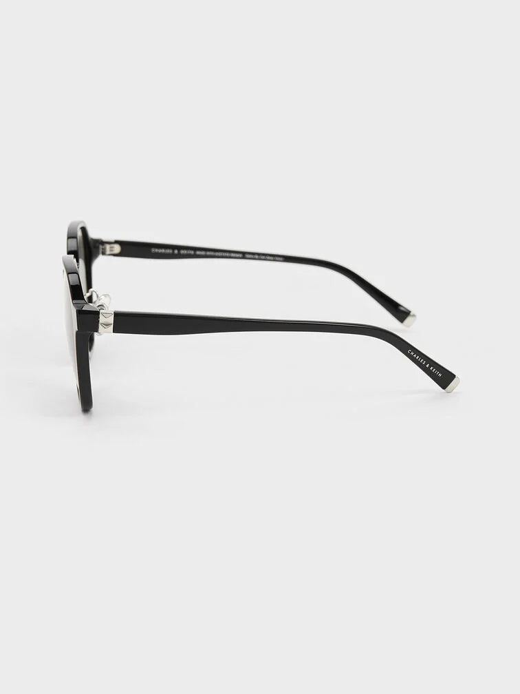 Charles & Keith Square Recycled Acetate Sunglasses