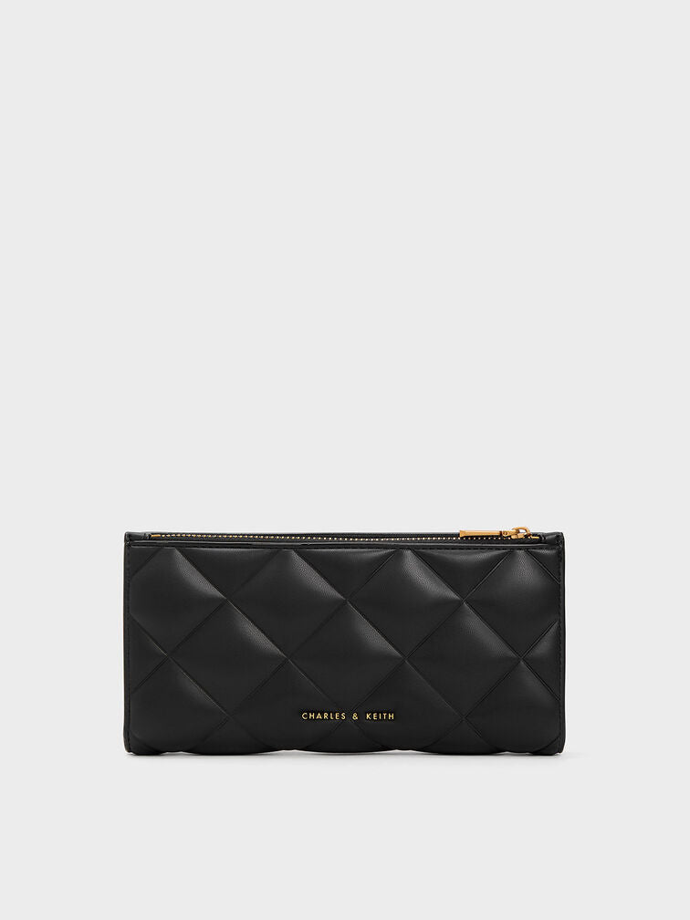 Charles & Keith Danika Quilted Long Wallet