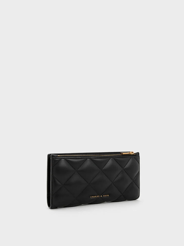 Charles & Keith Danika Quilted Long Wallet