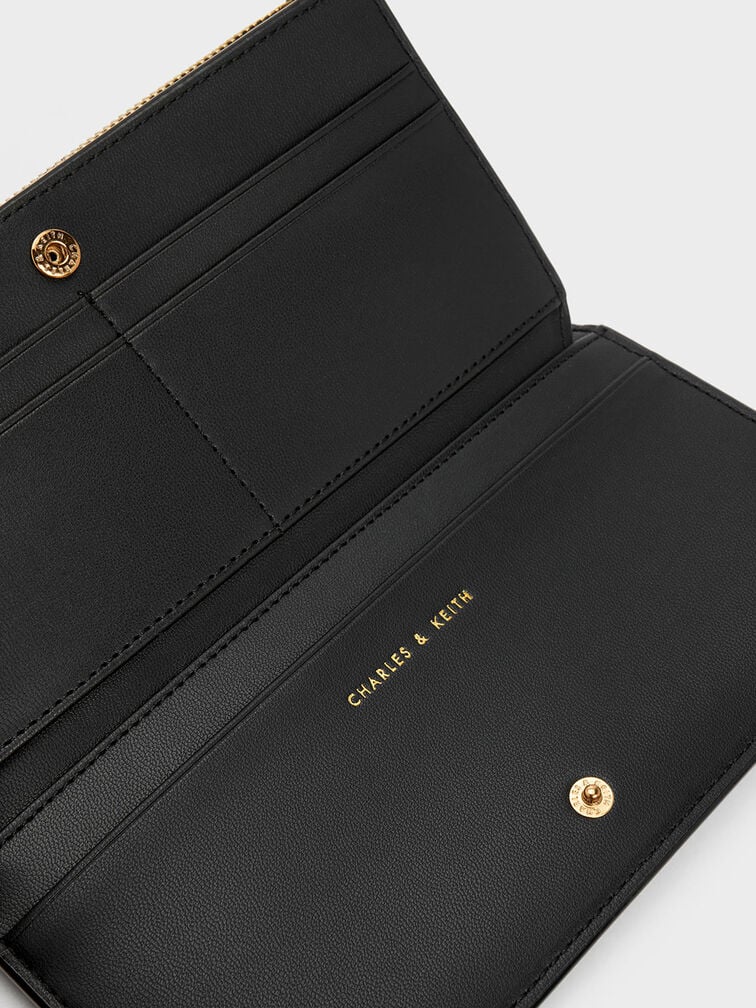 Charles & Keith Danika Quilted Long Wallet